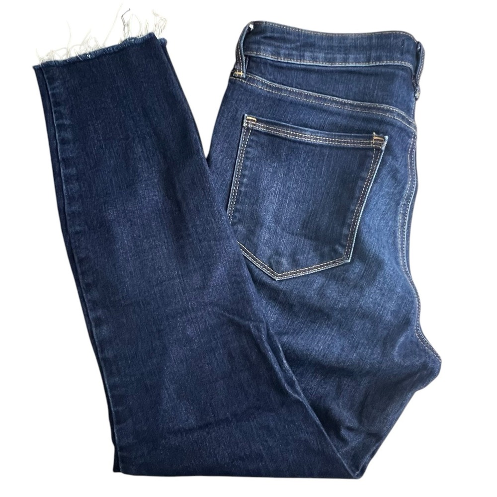Athleta‎ Sculptek Womens 6 Dark Wash Mid Rise Stretch Skinny Jeans